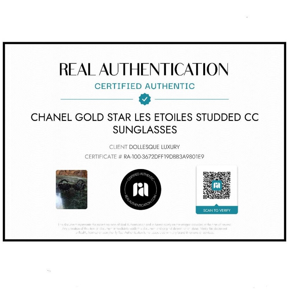 Rare Chanel 1990's Star Les Etoiles Studded CC Sunglasses - Picture 2 of 16